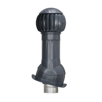 Готовый комплект изолированный для Monterrey кровли, серия Twister, 125x160 мм, 7024 графитовый серый