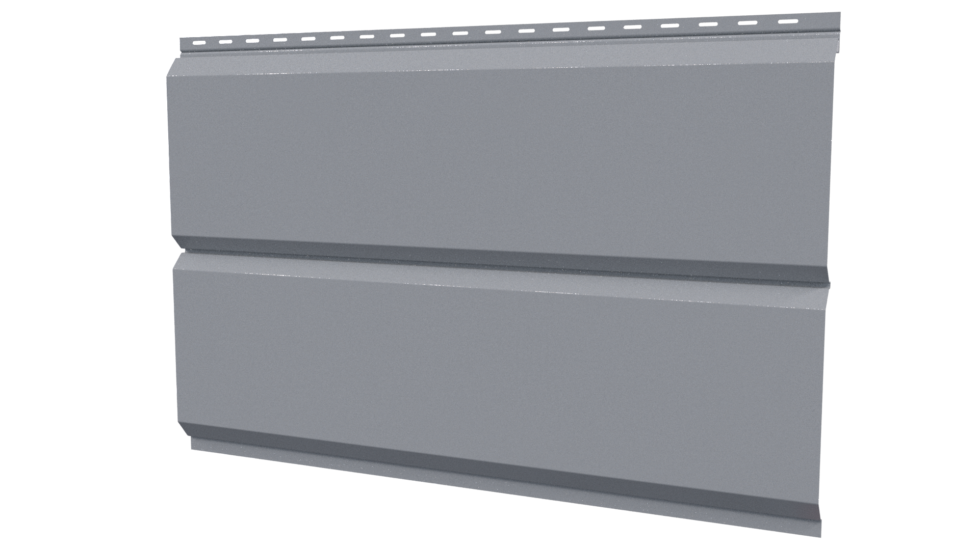 Л-брус 264/240x0,5 мм, 7040 серое окно глянцевый