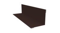 Угол внутрений 50x50x2000 мм, 8017 шоколадно-коричневый глянцевый
