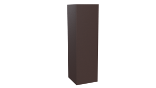 Декоративная накладка угловая 20x60x60x20 мм, 8017 шоколадно-коричневый PUR Pruf