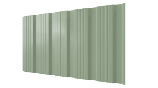 Профнастил К20 1195/1130x0,5 мм, 6019 бело-зеленый глянцевый
