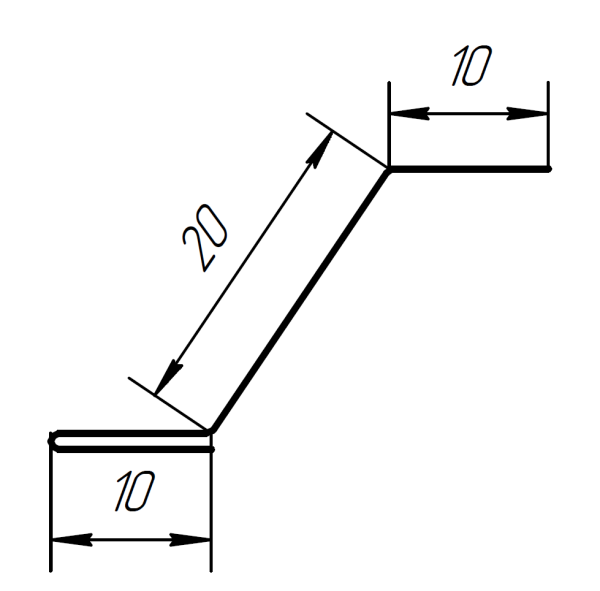 Планка начальная сайдинга 2000 мм, Дуб Кельтик 3D
