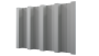 Профнастил Н60 902/845x0,65 мм, цинк