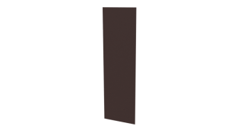 Планка стыковочная 60x2000 мм, 8017 шоколадно-коричневый PUR Pruf