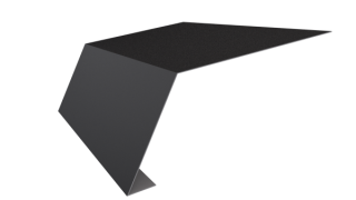 Планка карнизная 100x65x2000 мм, 9005 черный янтарь матовый