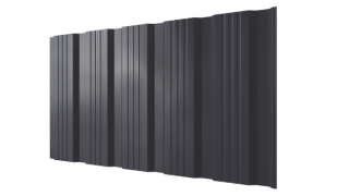Профнастил К20 1195/1130x0,3 мм, 7024 графитовый серый глянцевый