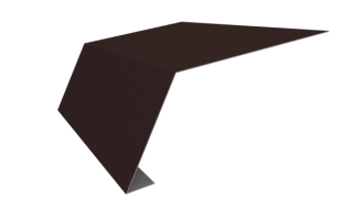 Планка карнизная 100x65x2000 мм, 8017 шоколадно-коричневый PUR Pruf
