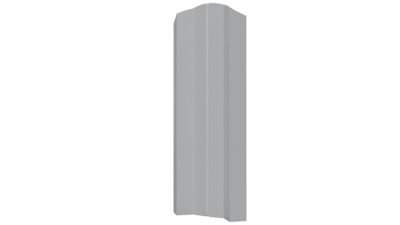 Штакетник М-образный Престиж 118x0,4 мм, 9003 сигнальный белый глянцевый