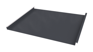Фальцевая кровля 562/550x0,7 мм, 7024 графитовый серый глянцевый