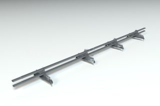 Снегозадержатель PROMO ZN 40x20 (овал) 3,0м Ral 7024 графитовый серый