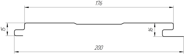 Лайн Про Изгиб 200/176x0,45 мм, 7047 телегрей 4 глянцевый