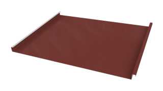 Фальцевая кровля 562/550x0,7 мм, 3009 оксид красный глянцевый