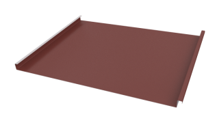 Фальцевая кровля 562/550x0,5 мм, 3009 оксид красный матовый