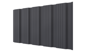 Профнастил К20 1195/1130x0,5 мм, 7024 графитовый серый матовый